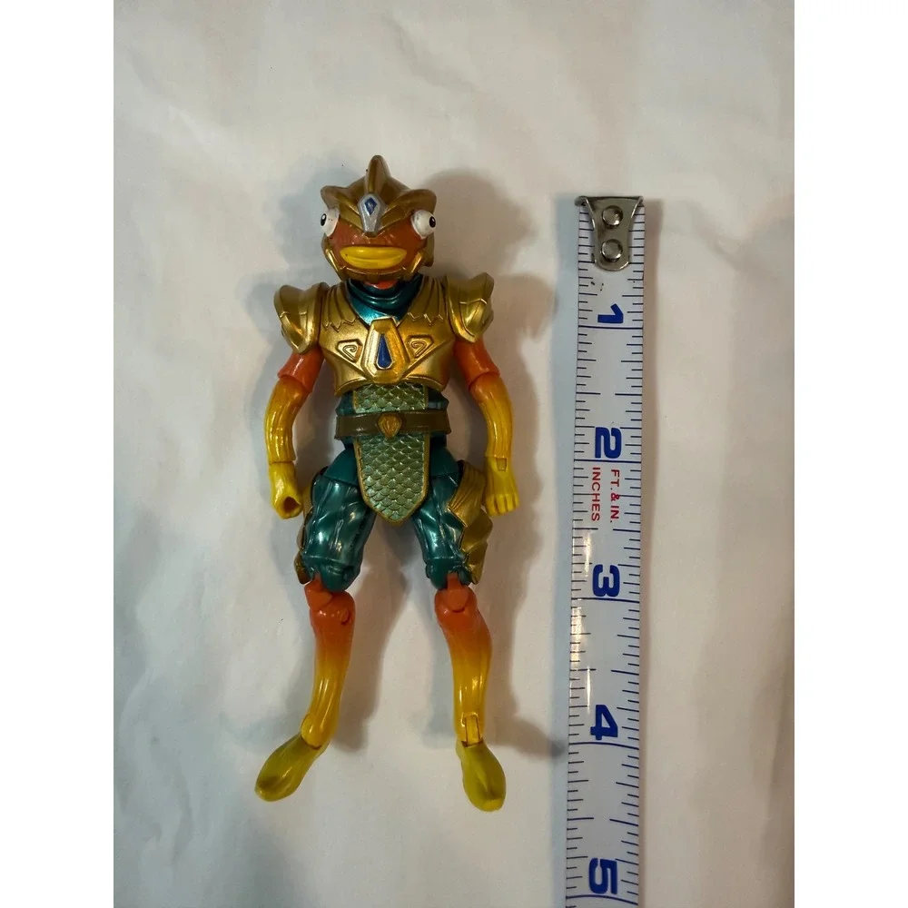 Fortnite Atlantean Fishstick Action‎ Figure 4 Inch Articulated Gold Teal Armor